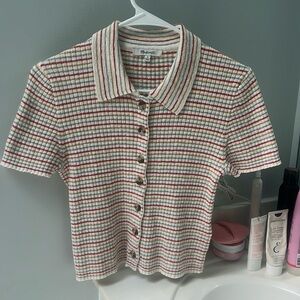 Madewell Knit Short Sleeve Sweater / Size M / Fits Like Size S / EUC